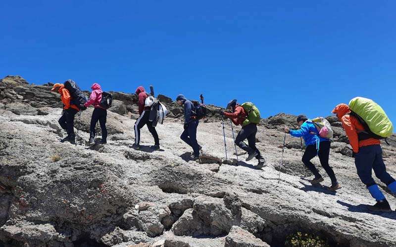 Climbing Kilimanjaro